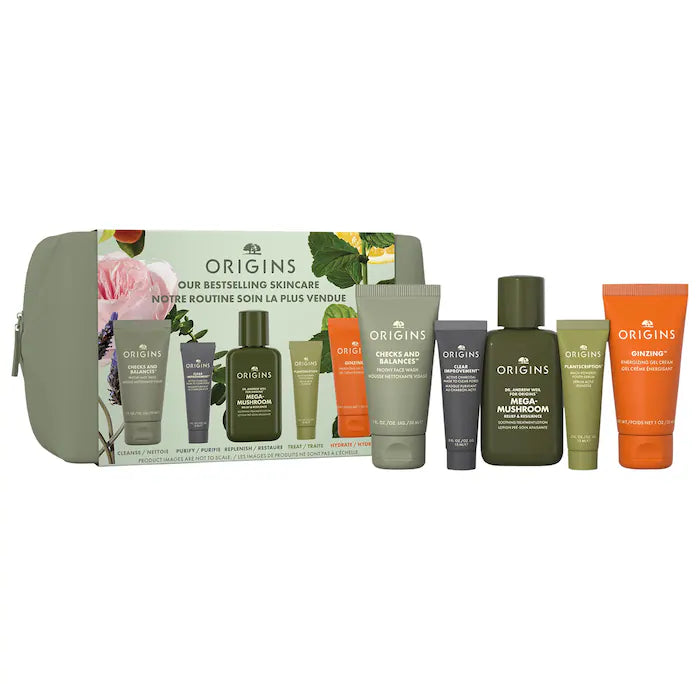 6 Piece Travel Size Cleansing & Moisturizing Skincare Set